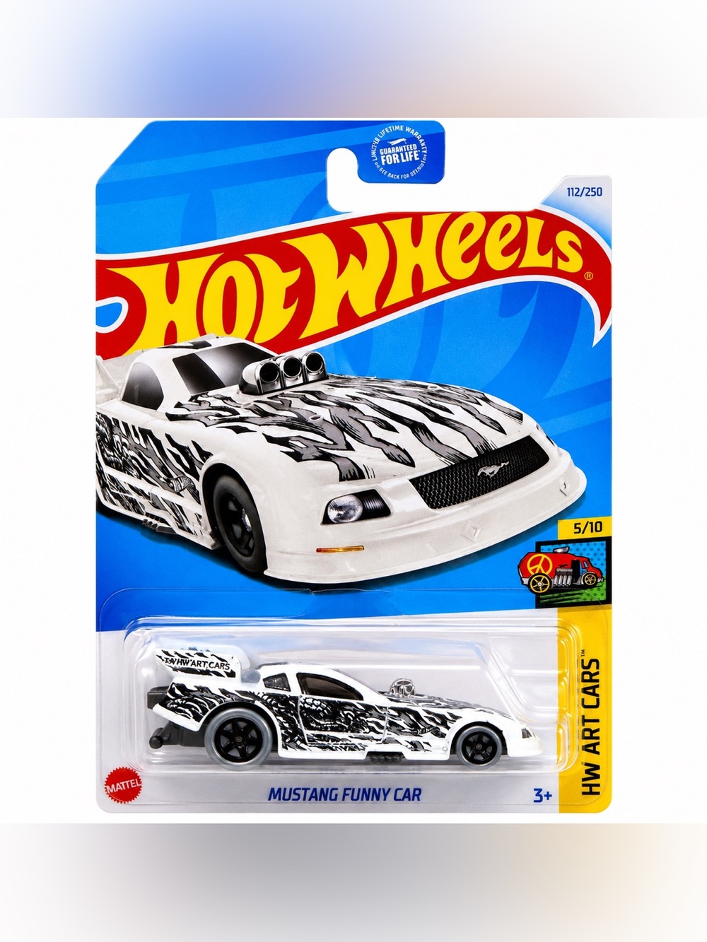 Hot Wheels Mustang Funny Car HW Art Cars 5/10 112/250 Ford Mustang New Sealed